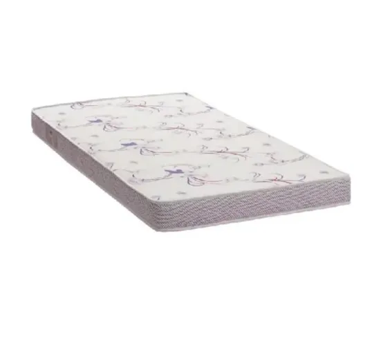 Colchão Physical Res Liso Solteiro (88x188x12) - Ortobom Cor Branco/Lilás