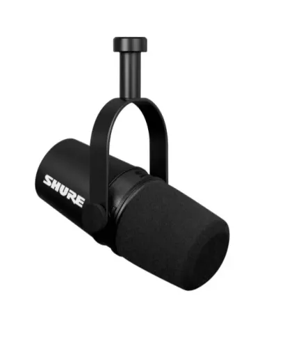 Microfone Shure MV7X XLR Dinâmico para Podcast, Lives e Estúdio