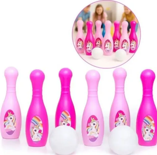 Jogo Infantil Boliche Personagens Unicórnio