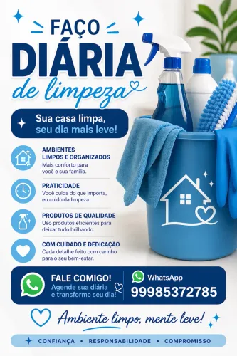 Diária de limpeza 