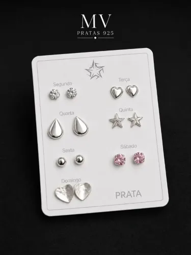 Brincos de prata 925