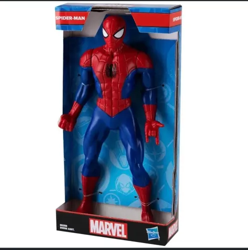 Boneco Spider Man Homem Aranha NOVO na CAIXA original da Hasbro comprado na Rihappy