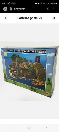 Quebra-cabeça Minecraft Beach Cabin, 500 peças