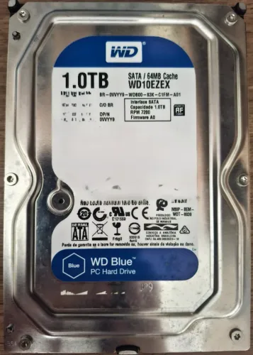 Hd Wd Blue 1tb 7200rpm 64mb Cache Sata Iii Interno 3.5''