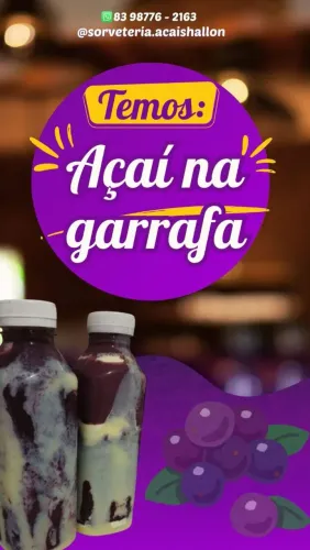 Açai na Garrafa Promoção 10.00