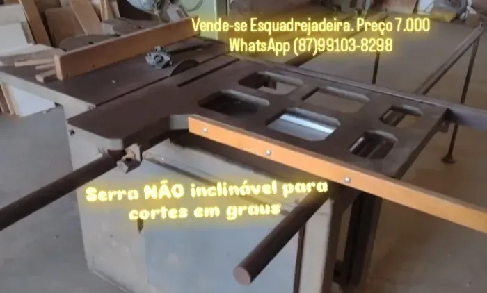 Serra Esquadrejadeira Baldan toda em ferro fundido 