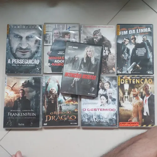 Lote 9 filmes 55 reais ou 10 cada