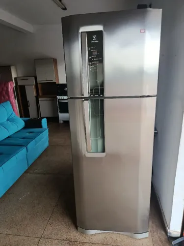 Duplex inox Frost Free 430 litros funcionando perfeitamente