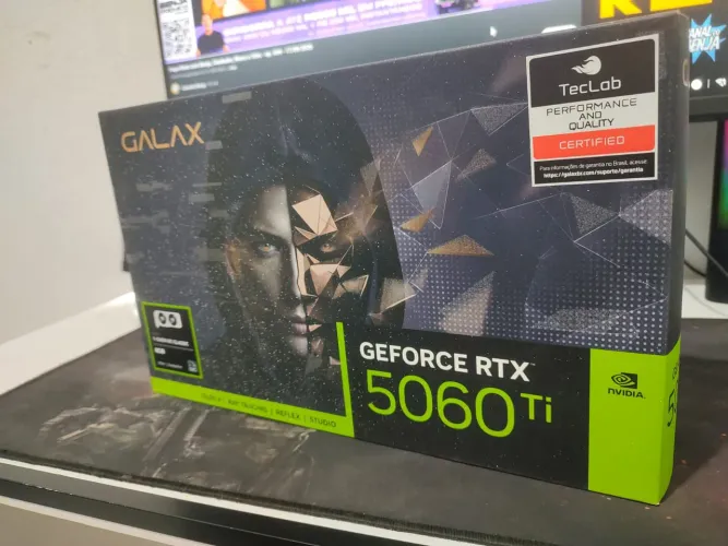 PLACA DE VÍDEO GALAX RTX 5060 Ti 8GB GDDR7 - NOVA E LACRADA