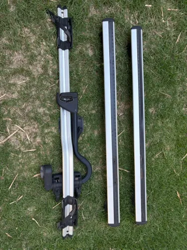 Kit Suporte de Bicicletas Thule completo - WingBar Evo 127cm + 710410 + ProRide 598