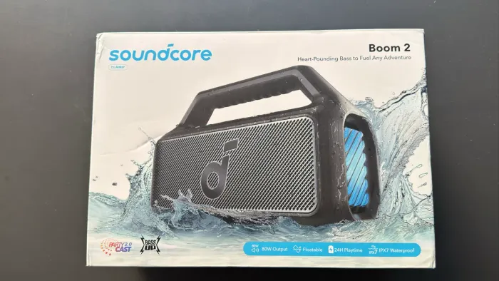 Caixa de Som Soundcore Motion Boom 2 - Grave Forte + Bateria Top 