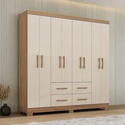 Guarda Roupa Itapema 8 Portas 4 Gavetas - SUPER OFERTA!
