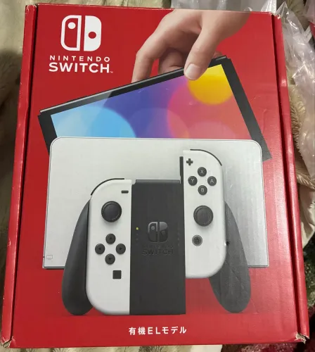 Nintendo Switch OLED Branco, pouquíssimo usado 