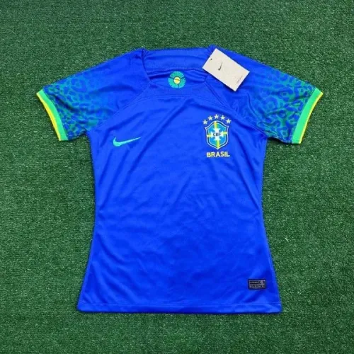 Camisa Brasil Feminina Baby look 2022