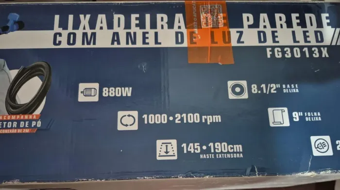 Lixadeira de parede com defeito FORT G