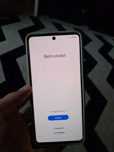 Celular Sansung A31<br>**o botão lateral dele não está funcionando