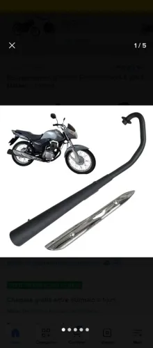 Vendo um escapamento original da moto CG Titan 2009 novo