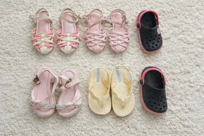 Lote de sapatinhos infantis menina