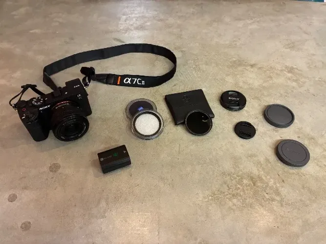 Sony A7C II + Lente Sony FE 28-60mm f/4-5.6 + Filtros UV e ND