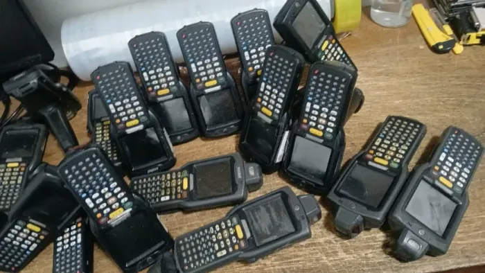 Lote de 28 Coletores de dados antigos