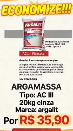Argamassa ac3