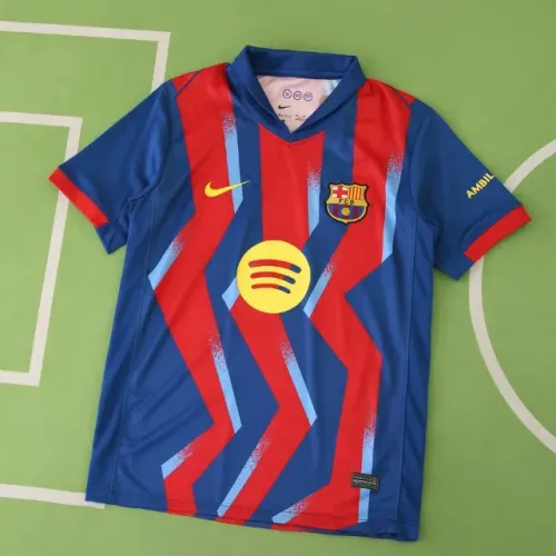 Camisa Barcelona IV 25/26 - Torcedor Masculina - Grená (Pronta Entrega)
