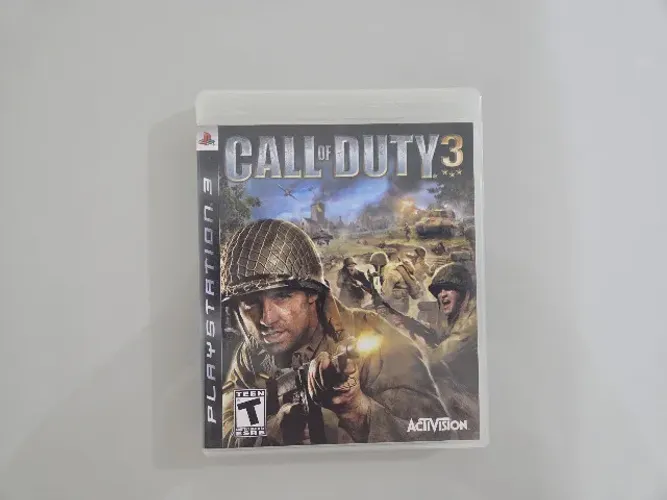 Call of Duty 3 PS3 Original Completo - Primeira Geração PS3