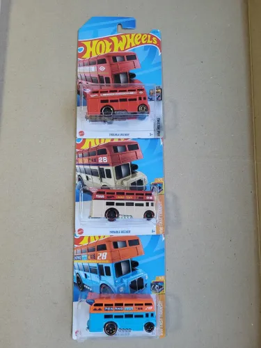 Lote coleção Hot Wheels TROVLE DECKER