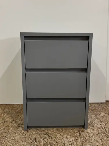 Criado mudo 100% MDF com gavetas reforçadas