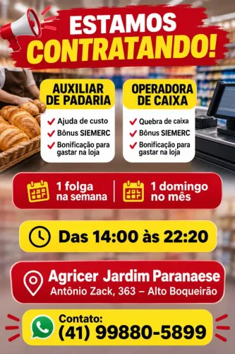 Vagas de emprego