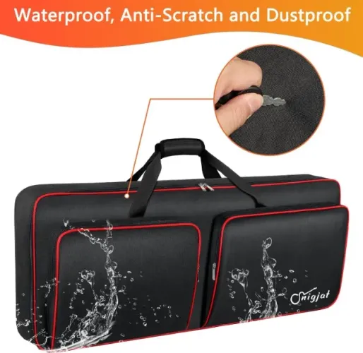 Bolsa Bag Mochila Case Acolchoada Teclado 49 - Snigjat