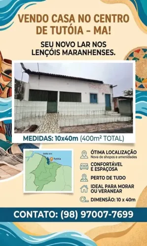 Seu Novo Lar nos Lençóis Maranhenses: Casa Ampla e Bem Localizada em Tutóia
