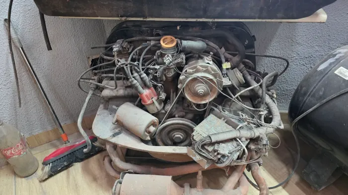 Motor 1600 kombi fusca injetado completo de tudo