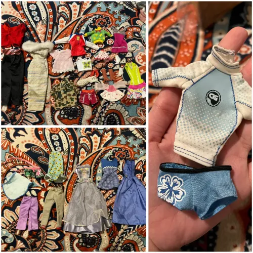 Mega lote roupas e acessórios Barbie
