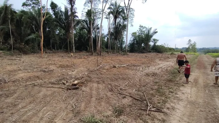 Terreno atrás do bairro novo. 4,5km da BR 364. 