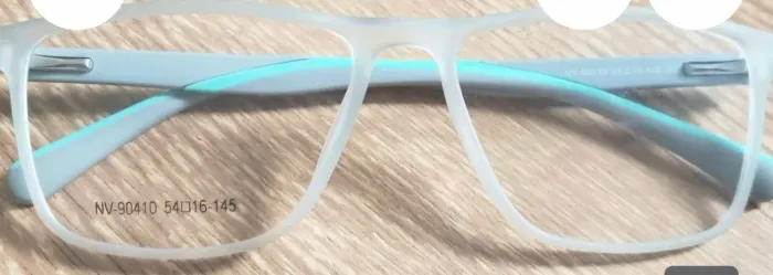 Armação Oculos cinza e verde acetato
