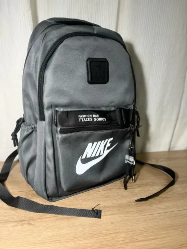 Bolsa Nike Cinza Grande