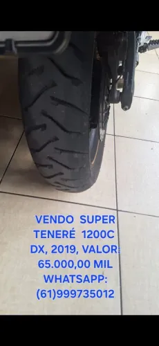 SUPER TENERÉ 1200C, BIG TRAIL, ANO 2019. CONTATO: *