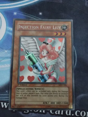 Yu-Gi-Oh! Injection Fairy Lily Lod-100 1st Edition Secret Rare (Original)