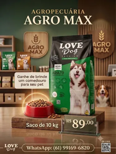 Ração Love dog premium 10kg