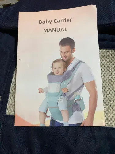 Canguru Ergonômico Baby Bear 4 em 1 Azul Marinho - Como Novo