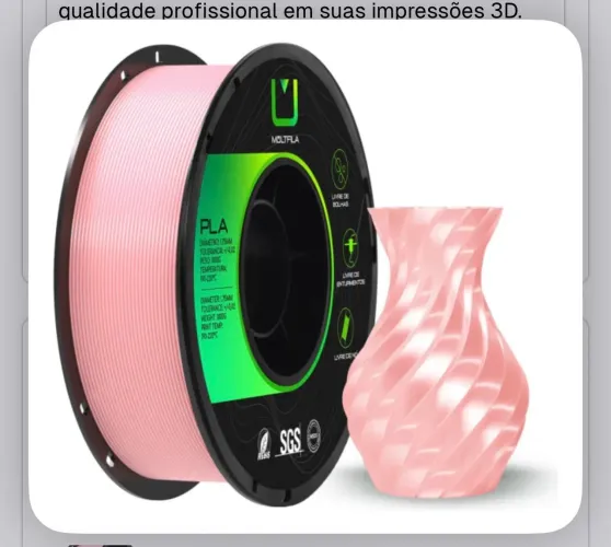 Filamentos Para Impressora 3D - MULTIFILA 1kg a partir de R$ 100,00