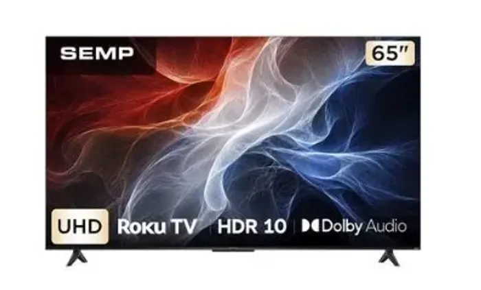 Smart TV SEMP 65? 4K Roku - NOVA NA CAIXA - R$ 3.490