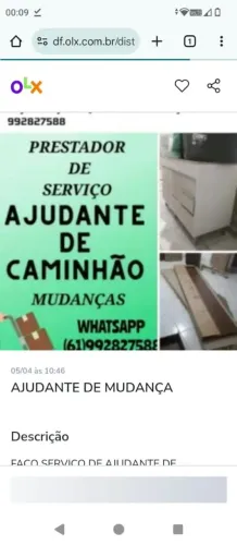 AJUDANTE DE MUDANÇA 