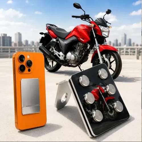 Suporte de celular/moto com 6 Imãs