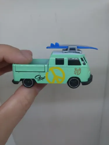 Miniatura Majorette Volkswagen Kombi T1 Surf Premium 1:64 Loose 