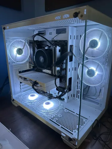 PC Gamer / Trabalho - Setup Branco Completo Computador Ryzen 5