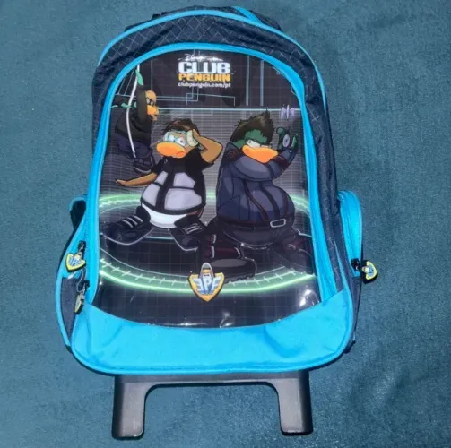 club penguin mochila epf com etiqueta