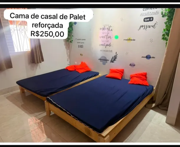 Cama de casal de Palet