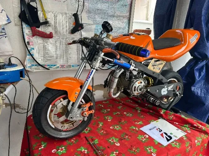 Minimoto polini toda restaurada